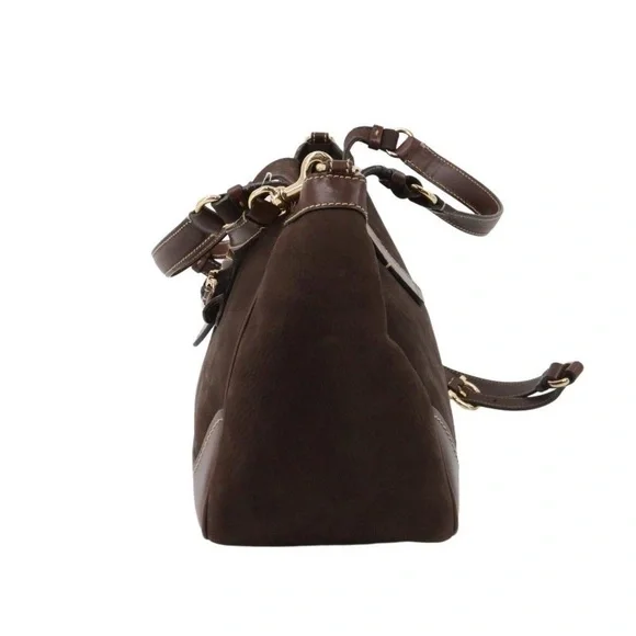 Gorgeous Salvatore Ferragamo Erin Two-Tone Convertible bag in Leather & Suede - Picture 4 of 13